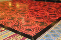 custom dance floor