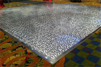 metal chip dance floor